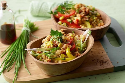 Couscous-Salat, lecker würzig